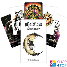MALEFIQUE LENORMAND CARDS EDGY DARK DECK US GAMES SYSTEMS ESOTERIC GNIEDMANN NEW