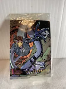 1996 MARVEL FLEER X-MEN ULTRA ONSLAUGHT PROMO CARD P1 MR. FANTASTIC SEALED - Picture 1 of 8