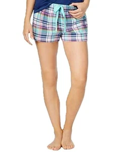 Pantalones cortos para dormir Jenni by Jennifer Moore para mujer estampados de algodón a cuadros marinos XXL - NUEVOS SIN ETIQUETAS - Imagen 1 de 1