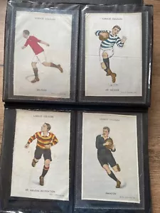 1920 Phillips BDV Rugby League Football Club Colours Silks Set 25 Different Team - Picture 1 of 7