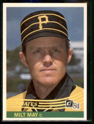 1984 Donruss Milt May #386 Pittsburgh Pirates - Image 1 of 2