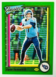 2022 Panini Classics Ryan Tannehill GREEN Parallel Card SP #/25 Titans Star! - Picture 1 of 3