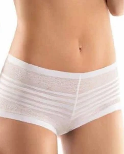 Pantalones Cortos Sielei Blancos Pantalones Cortos Pantalones Suaves Sin Costuras Sin VPL Transparente - Imagen 1 de 4