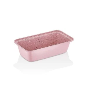Korkmaz Torta Mini 2er Set Backform mit Granitbeschichtung - Rechteckig in Rosa - Bild 1 von 2