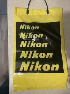 Nikon Vintage Werbung Plastiktüte Made in Japan  - Bild 1 von 2