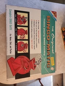 1960 Vintage Transogram Original Bingo Matic Game Complete - Picture 1 of 15
