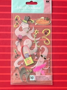 ONLY 1 JOLEE'S DIVA PARTY GHOSTS - 3D STICKERS - FREE SHIPPING - Picture 1 of 2