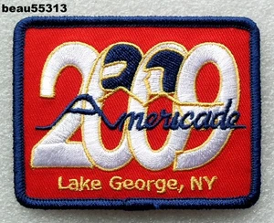 ⭐2009 AMERICADE LAKE GEORGE NEW YORK HARLEY RALLY JACKET VEST PATCH - Picture 1 of 1
