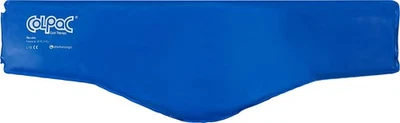 Chattanooga ColPac - Reusable Gel Ice Pack - Blue Vinyl - Neck Contour - 23 in - Image 1 of 4