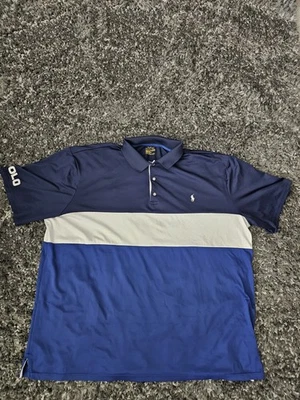 Polo Ralph Lauren men's Multicolor Colorblock Performance polo shirt size 3XLT - Image 1 of 4