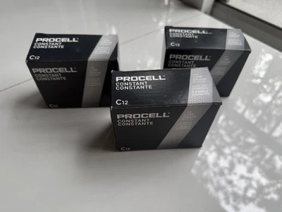 (2) NEW BOX Duracell Procell C12 -BUY A 2ND ONE.SAVE 70%- 7 years  life shelf! - Image 1 of 4