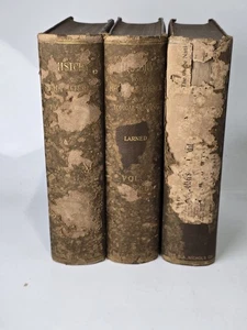 History for Ready Reference by J.N. Larned, 1893 3 Vol HC Book Set - Bild 1 von 6