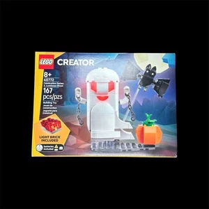 LEGO Halloween 40772 Celebration Series: 3 Luminous Ghost GWP Light Brick 2025 - Imagen 1 de 6