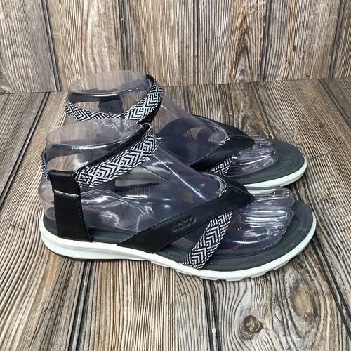 Ecco Sandali sportivi donna crociera nero bianco regolabili outdoor passeggio 36 5 5 5