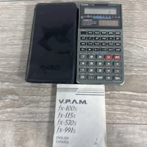 Vintage Casio fx-115D Super-FX Scientific Calculator Tested Works - Picture 1 of 7