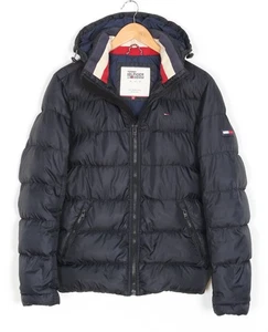 Chaqueta acolchada con capucha TOMMY HILFIGER DENIM para hombre talla S MJ6115 - Imagen 1 de 9