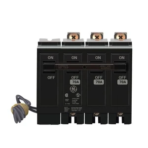 THQB32070ST1 - GE - 70 Amp Shunt Trip Circuit Breaker - Picture 1 of 5