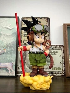 Anime Dragon Ball Son Goku flight suit version cute ornaments 26 cm small statue - Picture 1 of 6