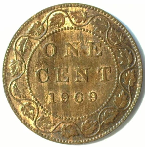 CANADA 1909 1¢ RB UNC - Picture 1 of 2