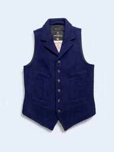 Gilet Nigel Cabourn Harris in tweed taglia 46 - Foto 1 di 7