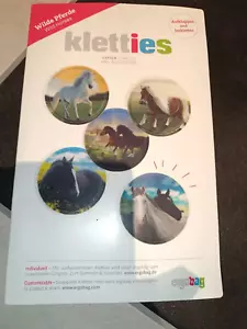 Kletties Ergobag Pferde (4 Kletties Klettverschluss Figuren für Schulranzen - Bild 1 von 3