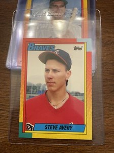 1990 Topps Traded Set Break 4T Steve Avery Rookie Card RC Atlanta Braves