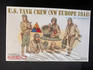 1/35 Dragon U.S. Tank Crew NW Europe 1944 #6054 New Sealed figure model Kit - Picture 1 of 2