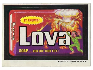 1973 Topps Wacky Packages 3a Serie 3 SAPONE LOVA tb quasi nuovo - Foto 1 di 1