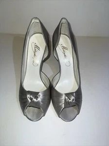 Michaelangelo Damen-Pump silberfarben zehenfrei Größe 8,5 - Bild 1 von 7