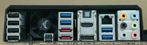 Protector de E/S personalizado para placa base Z77 TUF SABERTOOTH placa posterior E/S - Imagen 1 de 1