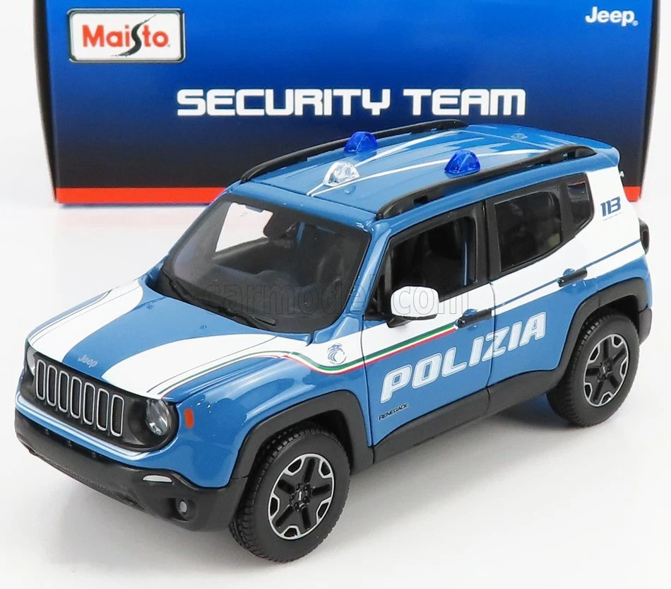 1/24 MAISTO - JEEP - RENEGADE POLIZIA 2017 31520-POL - Immagine 1 di 1