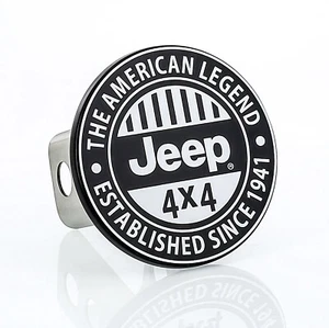 Jeep 4x4 UV printed design Metal Hitch Cover Plug - Picture 1 of 3