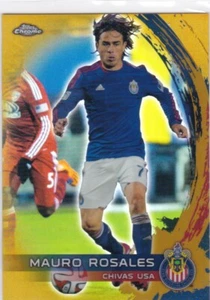 2014 Topps Chrome MLS Gold Refractor #54 Mauro Rosales Chivas USA 39/50 - Bild 1 von 1