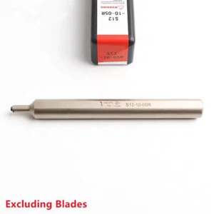 1P S12-10-05R CNC Internal Round Grooving Tool For Slotting Cutter Inserts 05GR - Imagen 1 de 6