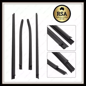 Outer Door Belt Seal set (4) to suit Isuzu D-Max RT 2011-2018 - Picture 1 of 2