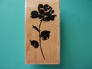 Watercolor Rose Flower PAPER INSPIRATIONS Rubber Stamp - Picture 1 of 2