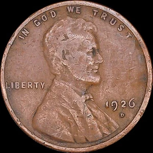 1926-D 1C Lincoln Wheat Cent Uncertified Circulated BN - Picture 1 of 2
