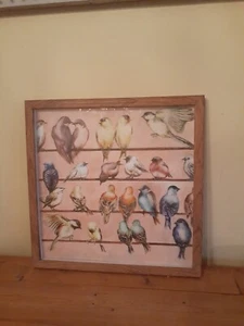 Gleeful Gathering Wall Art Portrait Bird Home Decor - Picture 1 of 11