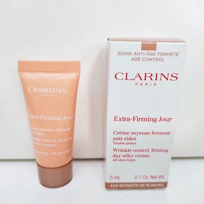 Clarins Extra-Firming Jour Wrinkle Control, Firming Day Silky Cream, 5ml, BNIB - Image 1 of 4