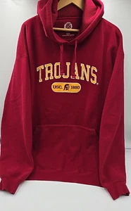 Vintage USC Trojaner XL weinrot und gelb Collegiate sportlich weicher Hoodie XXL - Bild 1 von 12