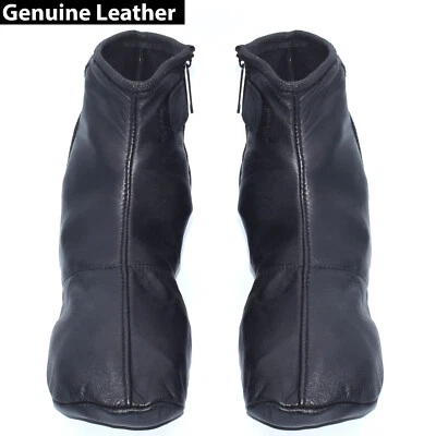 100% Genuine Leather Socks Khuffs Wadu Masa Footwear Size 6 7 8 9 10 11 UK Black - Image 1 of 4
