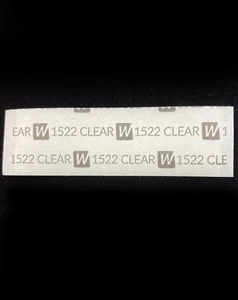 Walker 3M 1522 Hairpiece Tape 36 Pc 1" x 3" Straight Poly Wig One Pack PRIVATE - Picture 1 of 3