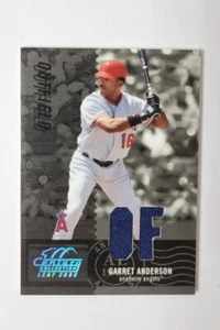 2005 Leaf Century Collection Materials Die-Cut Pos 150/250 Garret Anderson #16 - Picture 1 of 2