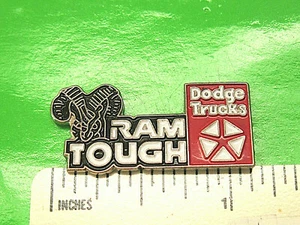 Vintage DODGE TRUCKS RAM TOUGH - hat pin , lapel pin , tie tac GIFT BOXED - Picture 1 of 6