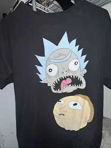 Rick and Morty Adult Swim Ripple Junction Men's Large Black Shirt - Picture 1 of 5
