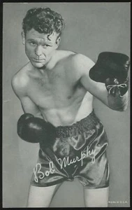 Exhibit Supply Co. - 'Bob Murphy' (1947-66) - Boxing Exhibit Card - Picture 1 of 2