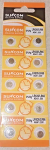 10 Pieces 377 AG4/LR626 Batteries By Suncom FREE SHIPPING Expires 2030 Yes 2030! - Picture 1 of 2