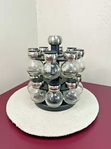 Olde Thompson Rotating Spice Rack with 16 Jars & Shaker Lids - Picture 1 of 8