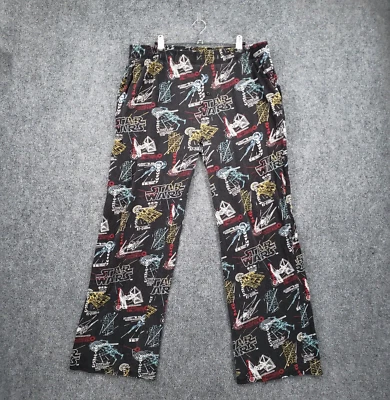 Star Wars Pajama Pants Women 2X Plus Black Sleepwear High Rise  Pull On Lounge - Image 1 of 4