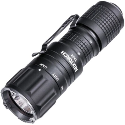Nextorch TA20 Portable Tri-Setting Tactical Flashlight Compact Yet Powerful
